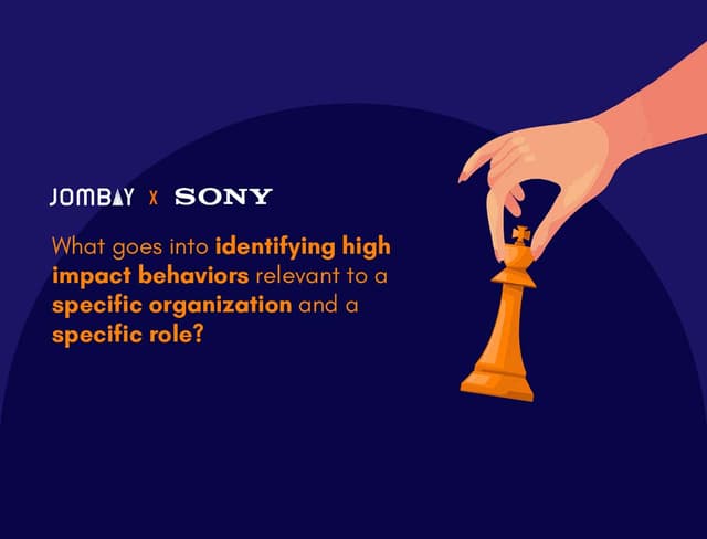 Identifying HIGH IMPACT BEHAVIORS at SONY